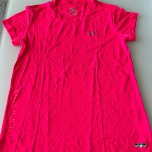 Women’s mizuno neon Pink Quickdry Plus Running T-Shirt
